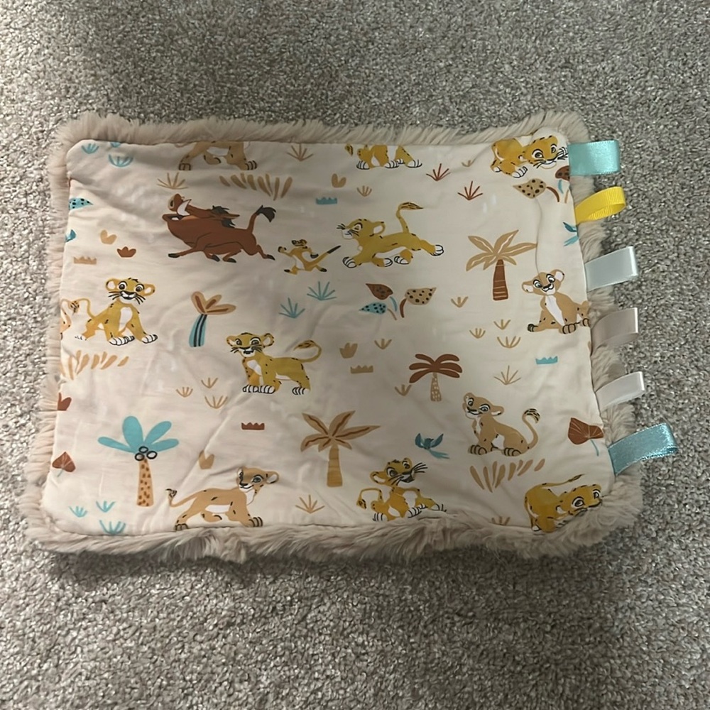 Custom little sleepies lion king minky lovey